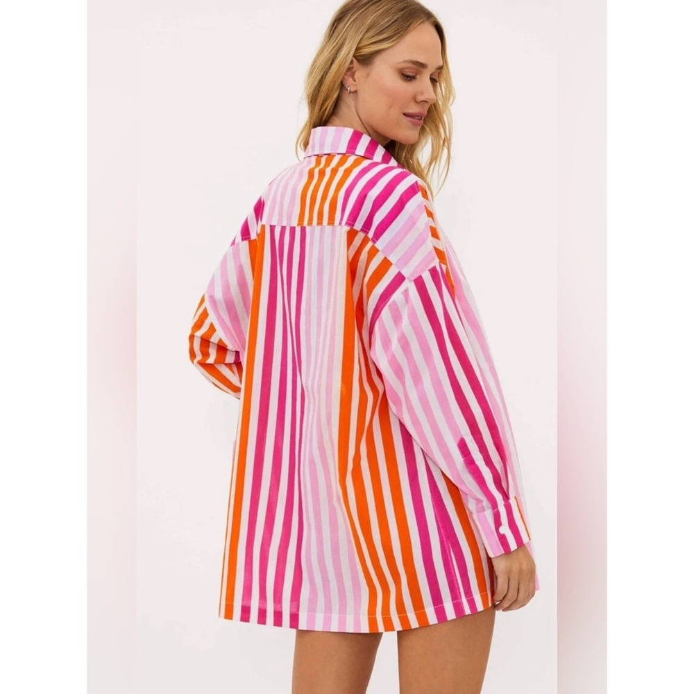 Beach Riot Alexa Swim Cover-Up Top Sz S /M NWOT Swim Pool Beach Vacation Retreat - Picture 7 of 10